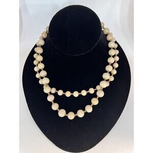 Vintage Signed Miriam HASKELL Gemstone RARE Beaded Double Stranded Necklace